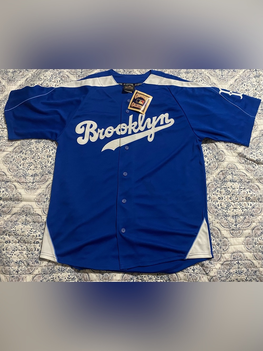 NWT - BROOKLYN DODGERS MAJESTIC COOPERSTOWN COLLECTION
